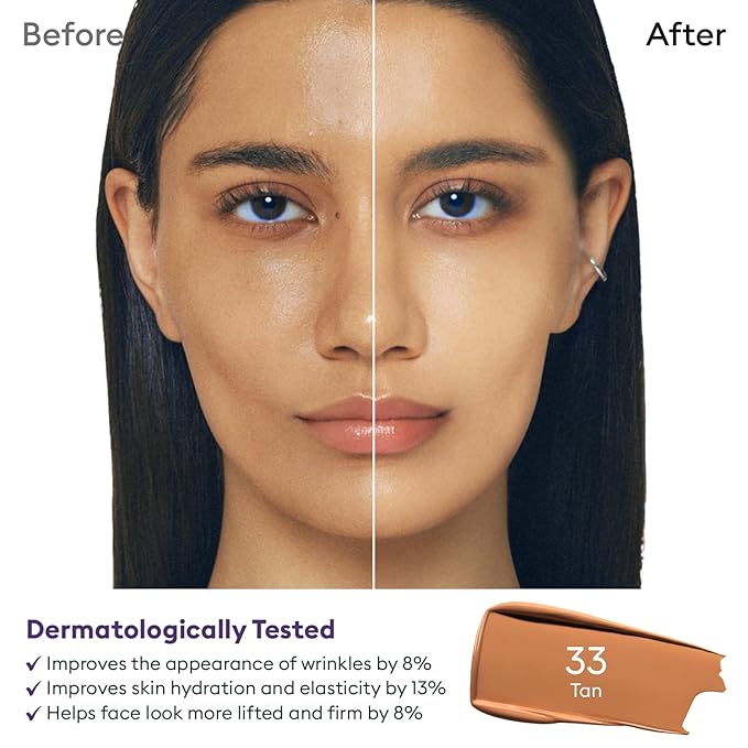 MISSHA M PERFECT COVER SERUM BB CREAM No.33 Tan -Tan with Warm Undertone, Skin Tint, Tinted Moisturizer, Skin Care Foundation Makeup, Korean Makeup, 1.18 Fl oz