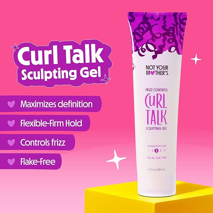 Not Your Mother's Curl Talk Kit, 9.7 fl.oz Defining Cream, 9.7 fl.oz Frizz Control Styling Gel & 7 oz Activating Mousse