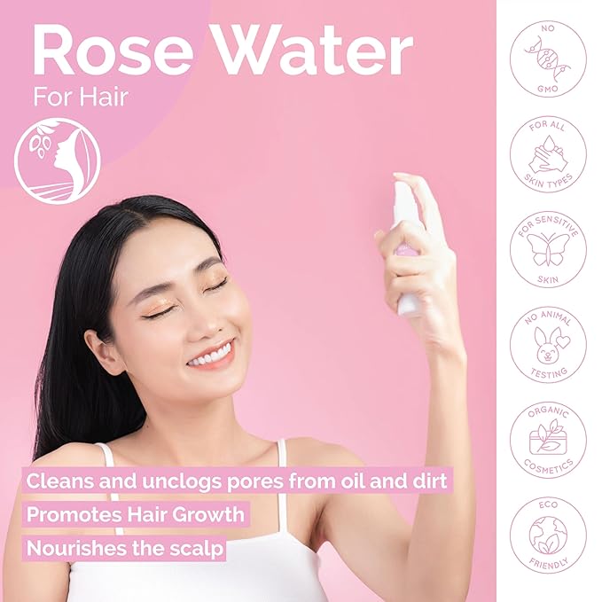 Fatima's Garden Rose Water Toner - Organic Hydrating Toner, 300ml