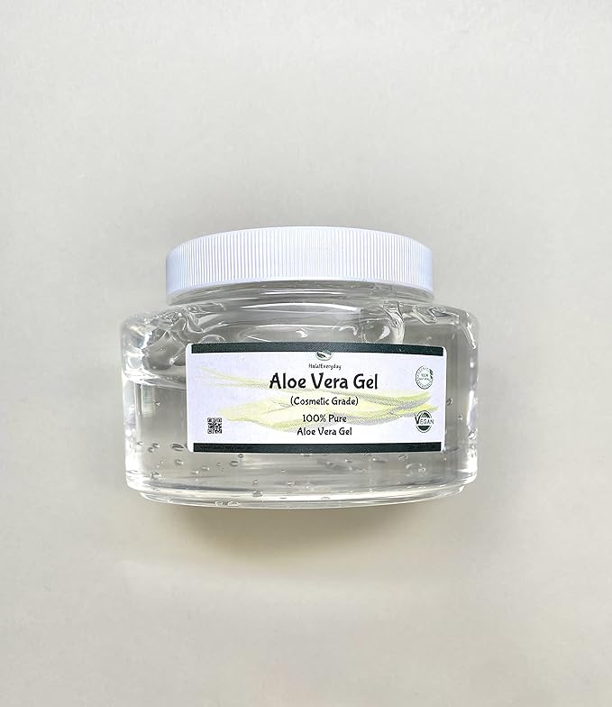 HalalEveryDay | 100% Pure Aloe Vera Gel | After Sun Care Soothe & Hydrate | Sun Burn Relief | Moisturizing | Vegan | 32 oz