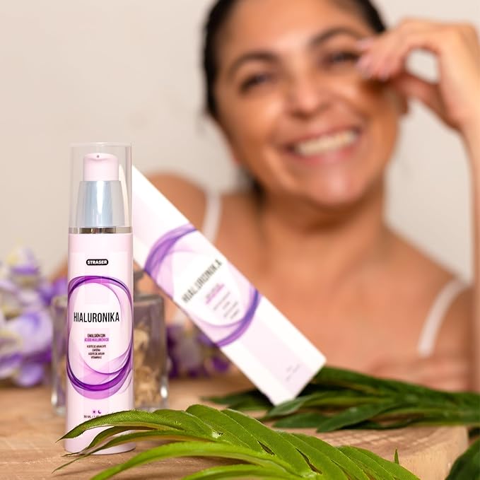 Hydrating Facial Emulsion with Hialuronika for Radiant Skin. Nourishes, Hydrates, Rejuvenates and leave your Skin with a Radiant Glow - Anti-aging - 1.69 fl oz