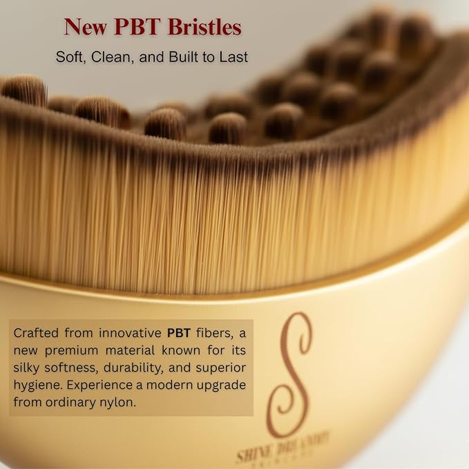 Lymphatic Contour Face Brush, Lymphatic Drainage- Facial Sculpting Dry Guasha Brush - Face Lymphatic Drainage Brush - Face Contour Depuff Lift
