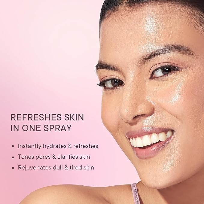 Brightening Face Mist Toner for Glowing Skin (Floral Scent) with Cherry Blossom & Hyaluronic Acid | Instantly Hydrates & Brightens Skin | Gentle & Non-Irritating | Made in Korea (100ml)