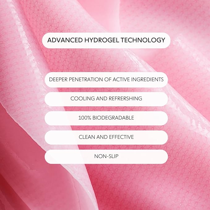 LOOPS DOUBLE TAKE - Glow Hydrogel Face Masks - Calms and Soothes Skin - Refine Pores and Smooth for a Flawless Face - Hydrating Skin Mask Face Mask Leaves You Refreshed and Loumonus, 5pc