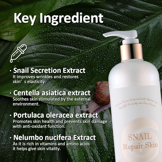 Ronas Snail Repair Skin Toner 16.9oz.