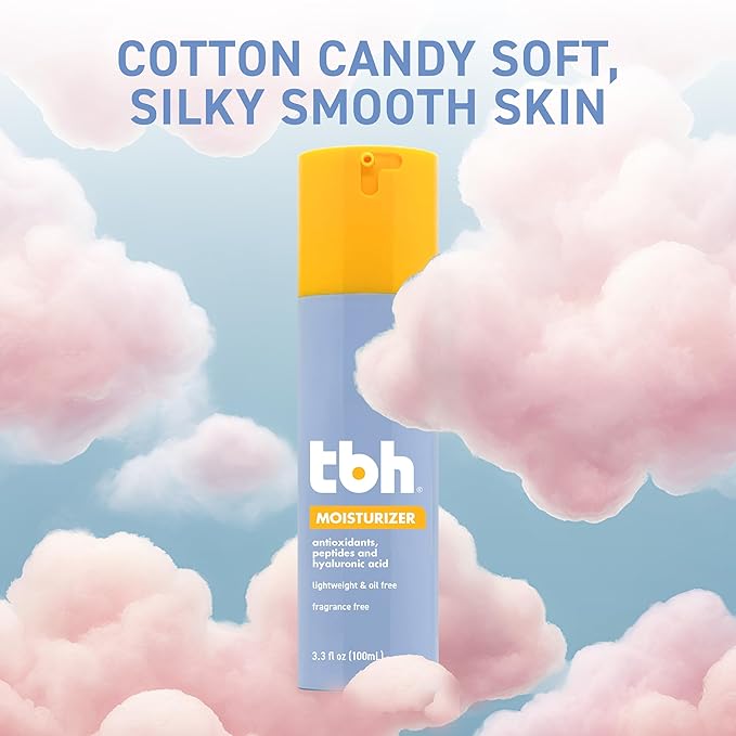 Fairy Tales TBH Kids Oil Free Face Moisturizer for Girls and Boys - Vitamin C, Peptides, and Hyaluronic Acid - Natural Ingredients, Made for Tweens - Sulfate, Paraben Free - 3.3 oz