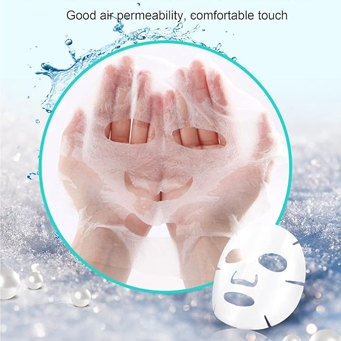 Compressed Facial, 500pcs Compressed, Cotton DIY Facial Sheet with Strong Retention, Quick Absorption for Toner Serum, Skin Friendly Soft