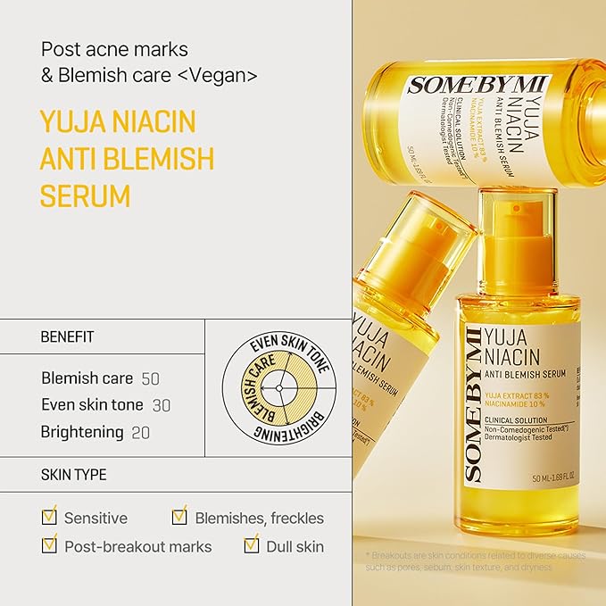 SOME BY MI Yuja Niacin Anti Blemish Serum & Toner