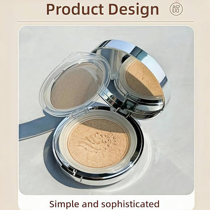 Radiant Wear Cushion BB Cream, Lightweight Natural Coverage Without Ashiness, Creates Hydrated Dewy Skin, Waterproof Sweat-Proof Long-Lasting Wear(03# Lvory White)