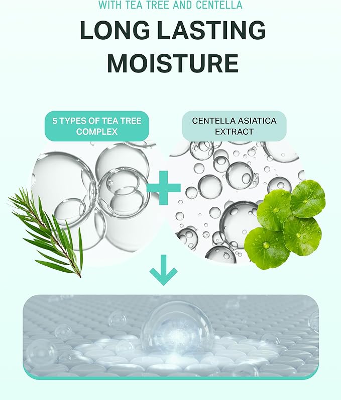 BRING GREEN Tea Tree Cica Sebum Cleaning Gel Set | Korean Blackhead Remover & Pore Minimizer with Pore Cleaner Tool | Sebum Softener for Face, Nose & Chin | Gentle Alternative to Pore Strips & Vacuums