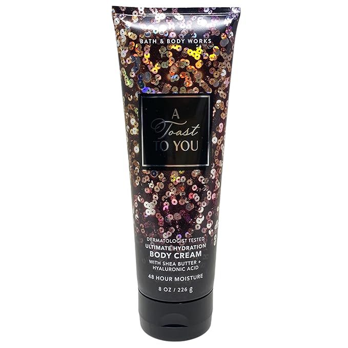 Bath & Body Works A Toast To You - Body Cream, Fragrance Mist and Body Wash - with a Creamy Rose Bar Soap