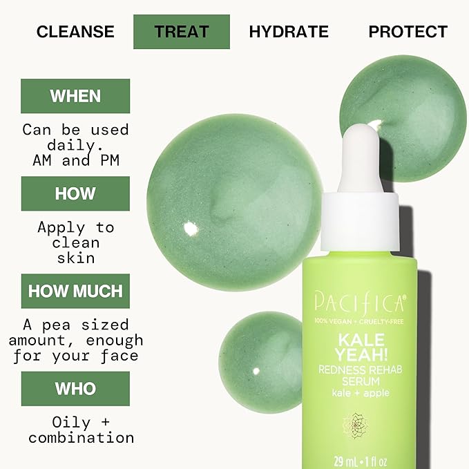 Pacifica, Serum Rehab Redness Kale Yeah, 1 Fl Oz