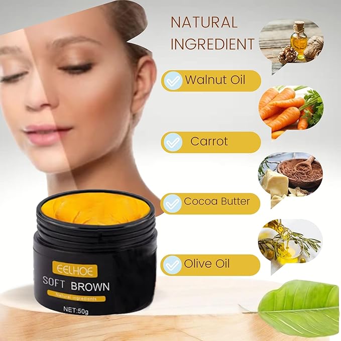 Eelhoe Tanning Gel, Eelhoe Soft Brown Intensive Tanning Gel, Best Self Tanner, Tanning Cream for Outdoor Sun, Achieve Natural Tan Skin, Self Tanning Cream, Tan Bed Cream