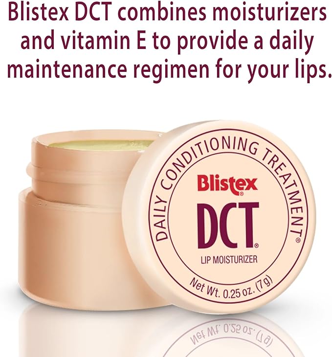 Blistex DCT Daily Conditioning Treatment, 0.25 Ounce (Pack of 12) – Lip Moisturizer with Vitamin E, Soften & Smooth Lips Surface Daily Lip Care Product, Works in All Climates
