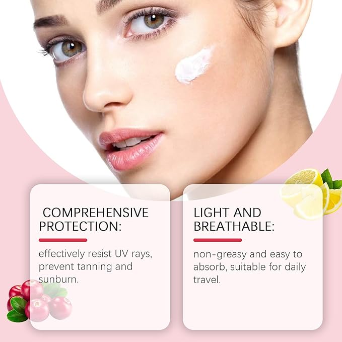 Body Sunscreen Lotion, Moisturizer Sun Screen, Lightweight under Makeup, Waterproof and Sweat-proof, Skin Care, Sunscreen for Body