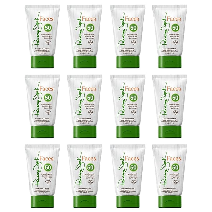 Panama Jack Faces Sunscreen Lotion - SPF 30, Broad Spectrum UVA/UVB Protection, Hypoallergenic, PABA, Paraben, & Gluten Free, 3 FL OZ (Pack of 1)