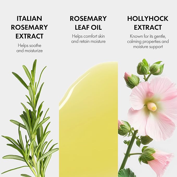 The First Rosemary Serum - 4-in-1 Hydrating, Nourishing, Soothing and Exfoliating Face Serum - Lightweight and Non-Sticky Korean Skin Care for Fine Lines and Uneven Skin Tone 6.08 Fl Oz
