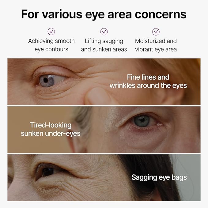 Dr.Melaxin Calcium Bonding Eye Cream – Peptide & Hyaluronic Acid Eye Cream for Wrinkles, Dark Circles & Puffy Eyes, Firming and Hydrating Eye Treatment