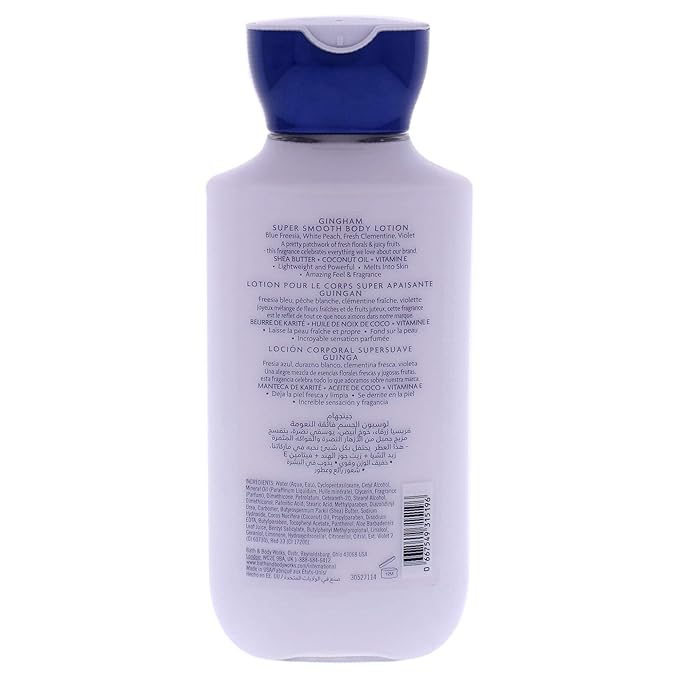Bath & Body Works Gingham Body Lotion Unisex 8 oz
