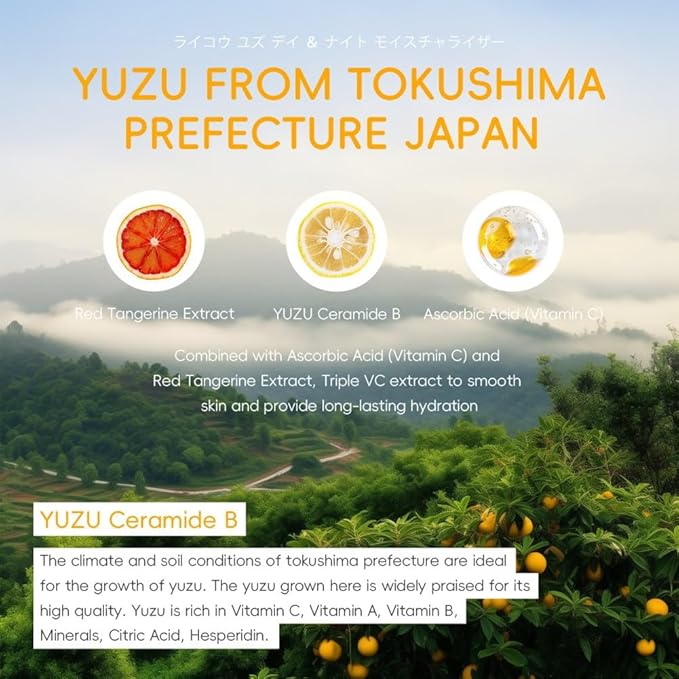 Yuzu Skin Care Set, 5 Pcs Yuzu kin Care Kit with Face Wash, Toner, Serum, Eye Cream and Face Moisturizer Cream, Hydrating and Smooth Skin, Travel Size Skincare Set for Women Girls