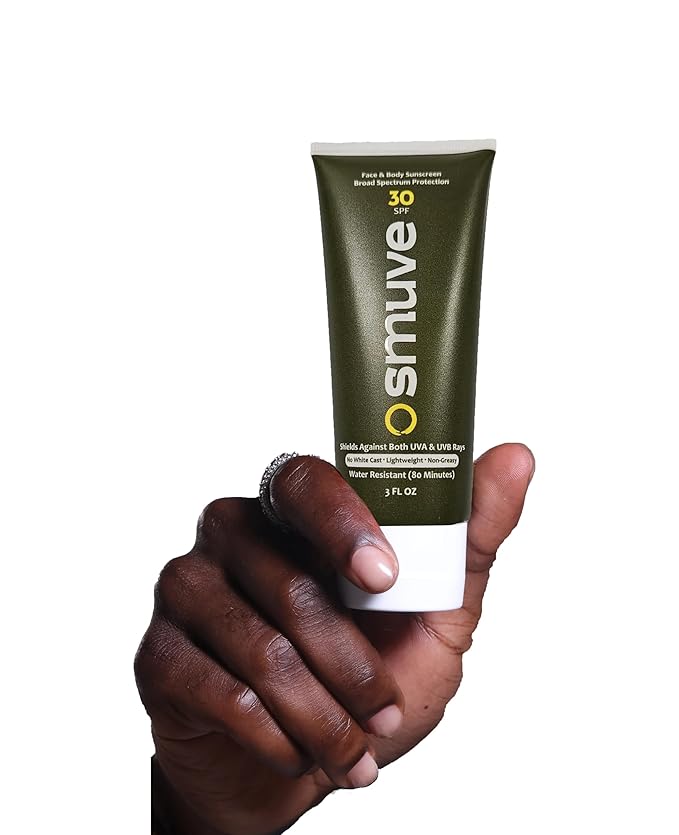 Smuve Operator Sunscreen- Face & Body Sunscreen, SPF 30, No White Cast, For Melanin, 3 fl oz