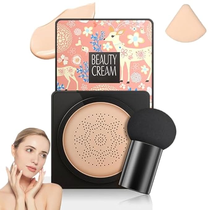 EdmEr Beauty Cream, Beauty Linasi Clear Cover Beauty Cream, Air Cushion Cc Cream, Moisturizing Concealer, Makeup Long Lasting, B-Lvory