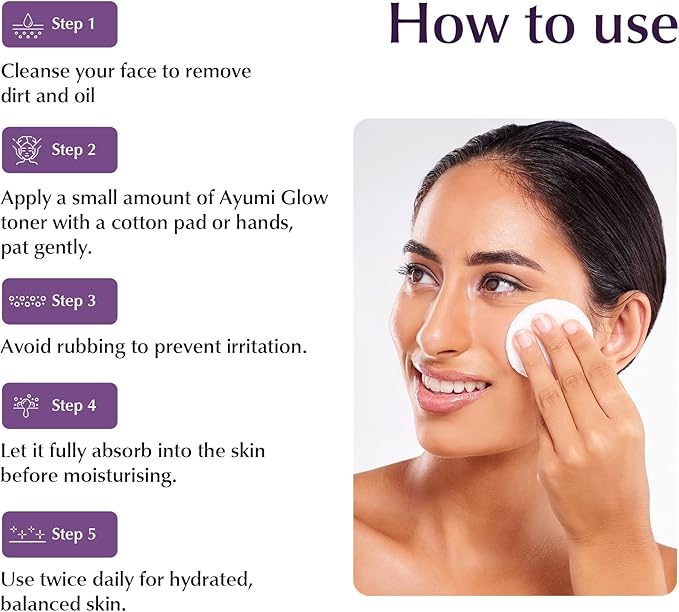 Ayumi Turmeric Face Toner for Women & Men | Hydrating Toner | 5 Fl Oz