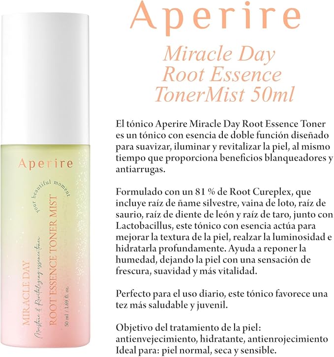 Aperire Miracle Day Root Essence Toner Mist 50ml