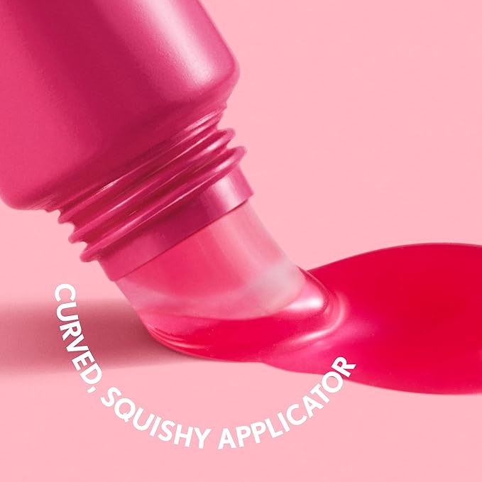 COVERGIRL Clean Fresh Squishy Glaze™ Lip Butter Balm, Flavored, Non-Sticky, with Vitamin E & Shea Butter – 180 Peach Gummies (Sheer Peach Pink)