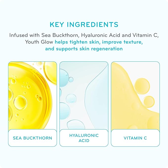 pūrlisse Youth Glow Vitamin C CC Cream with SPF 50 - Color Corrector Enriched with Sea Buckthorn, Vitamin C & Hyaluronic Acid - Boosts Radiance & Youthfulness - Paraben-Free - Light (1.4 oz)