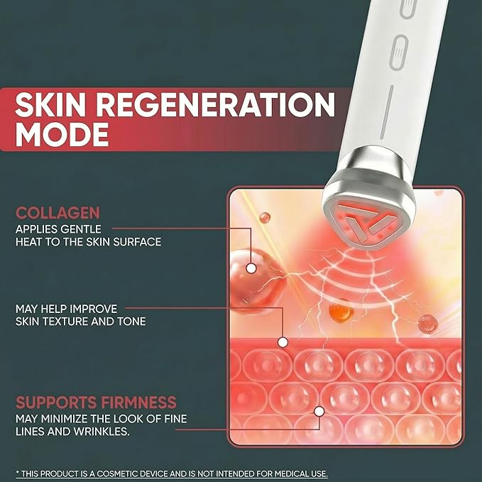 Surgia Shot Beauty Device Korean Skin Care Pore Tools Collagen Three Modes for Glowing Facial Youthful Skin Face Tightening Puffiness Moisture Gifts for Mom