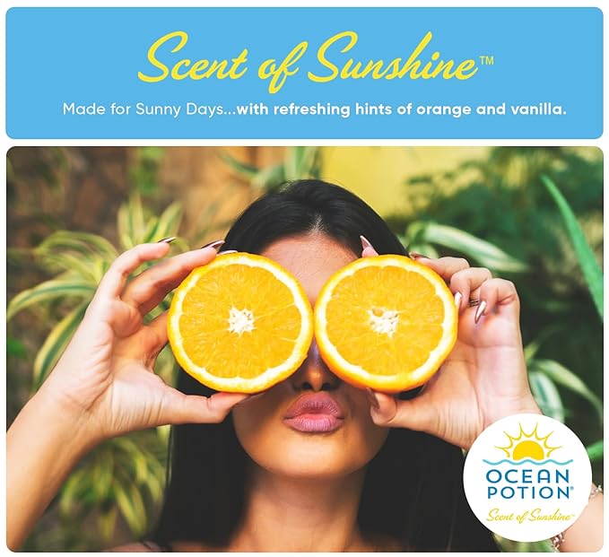 Ocean Potion Sun Care Continuous Sunscreen Spray SPF 70, Broad Spectrum UVA/UVB Protection Body Spray with Vitamin E & Aloe, Non-Greasy, Water-Resistant, 5.5 oz