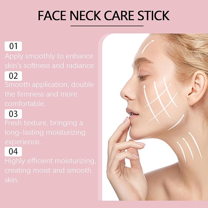 Collagen Face Stick, Snail Mucin Face Moisturizer with Collagen Day & Night Lifting & Firming Moisturizing Anti Aging Repair Cream Anti Wrinkle Facial Moisturizer Balm Stick for All Skin Types ﻿
