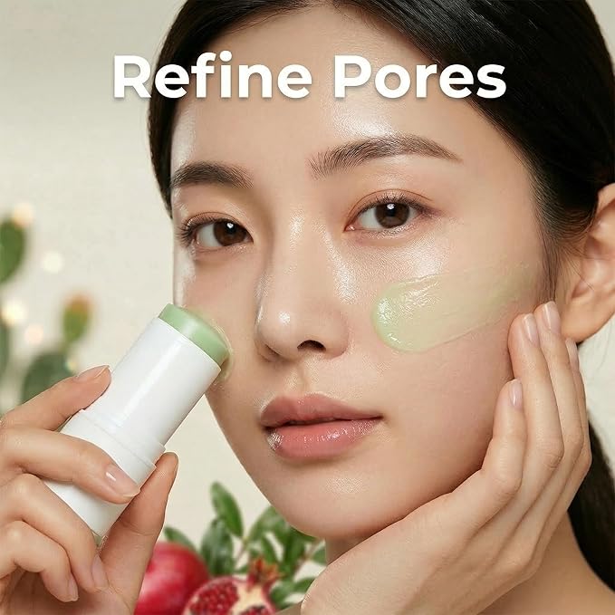 2-Pack Pore Relief Multi Balm Stick – Instant Cooling & De-Puffing, Pore Tightening, Helps Reduce the Look of Puffy Skin & Enlarged Pores, Face & Eye Skincare Balm Stick