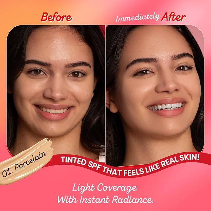 Dot & Key Strawberry Dew Tinted Sunscreen SPF 50 PA++++ | Broad Spectrum Face Sunscreen | For All Skin Types | 1.69 fl oz (50 ml)