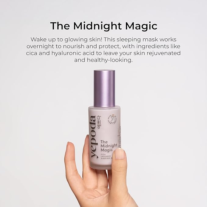 Yepoda - THE MIDNIGHT MAGIC - Night Cream Anti Ageing Rich Night Cream Protective Hyaluronic Acid Night Mask Korean Cosmetics (50 ml)