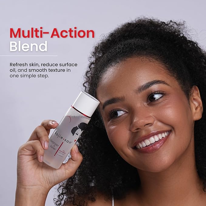 Kojie San Dual Action Cleanser and Toner, Deep Cleansing Toner, Gentle Exfoliating, and Helps Reduce Excess Oil - 100ml