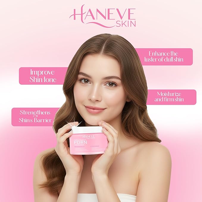Pink Collagen PDRN Capsule Cream – Hydrating & Radiance-Boosting Face Moisturizer with PDRN (Sodium DNA), Niacinamide 5% & Collagen Capsules – 60g / 2 oz