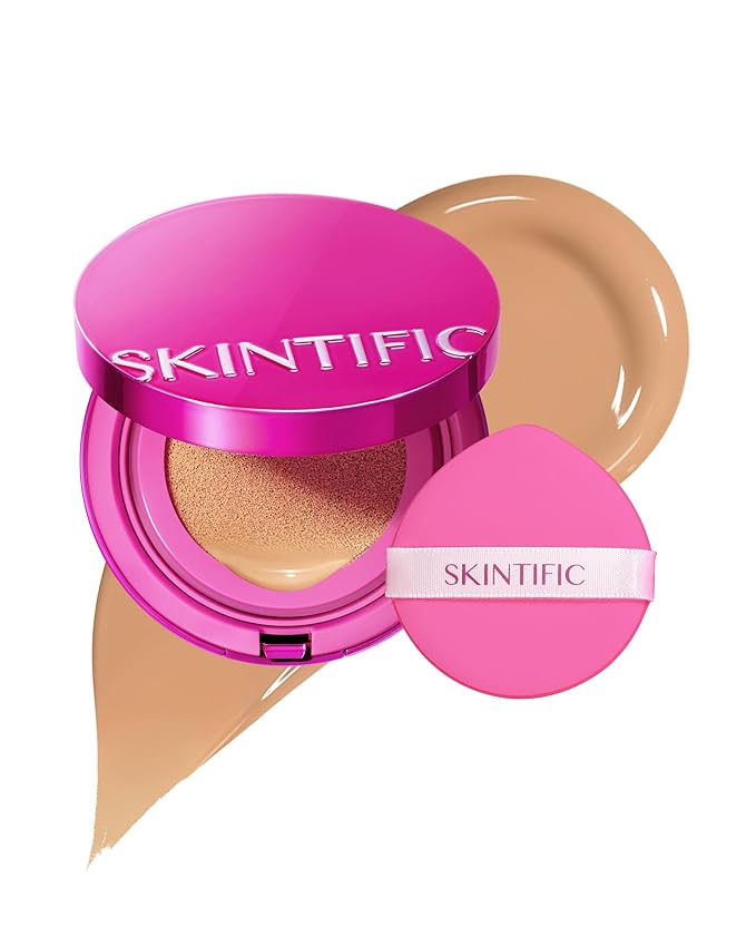 Cover Glow Perfect Cushion Foundation – Natural Radiant Finish, Medium-to-High Buildable Coverage, Hydrating Peptide Complex, Lightweight for Dry & Combination Skin, #04 Beige
