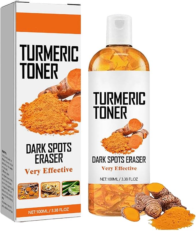 Turmeric Toner Facial Black Spot Eraser, Moisturizing and Firming Toner, 100ml (1PC)