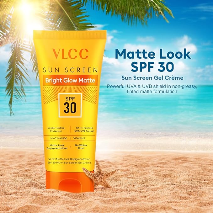 VLCC Matte Depigmentation Look SPF 30 Sun Screen Gel Creme(50gm)
