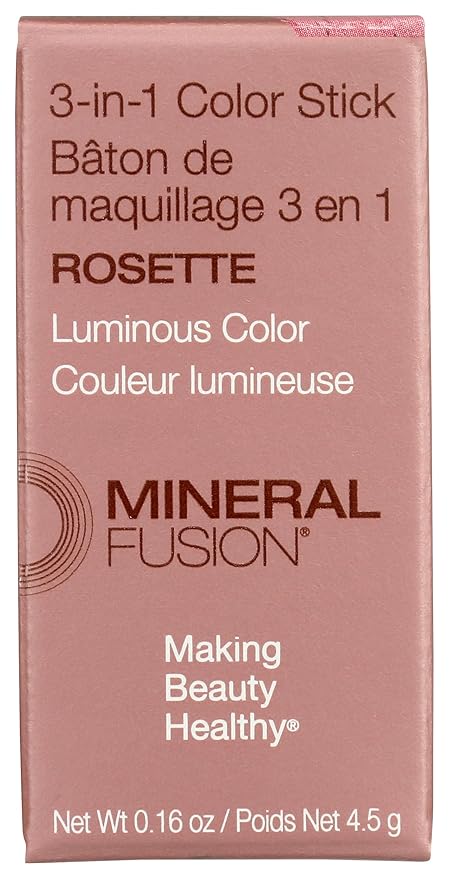 Mineral Fusion Rosette 3-In-1 Color Stick, 0.16 Oz