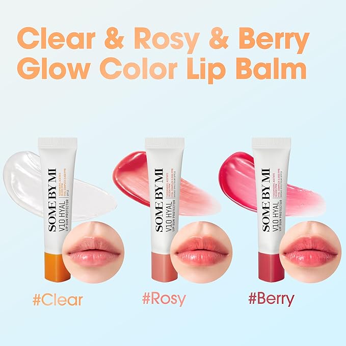 SOME BY MI V10 Hyal Air Fit Sunscreen & 2EA Lip Sun Protector Clear