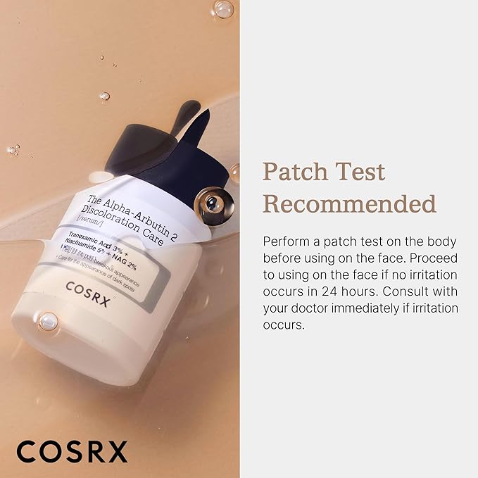 COSRX 2% Alpha Arbutin Discoloration Care Face Serum with Niacinamide, Glutathione & Tranexamic Acid, Dark Spot, Uneven Tone Care, Daily Korean Skin Care for Men and Women, 1.7 fl oz