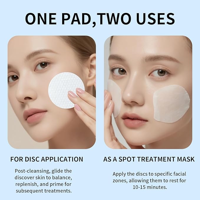 60 Pcs Glycolic Acid Cleansing, Exfoliating Pads–Makeup Remover Wipes for Face, Toner Cotton Rounds, Pore Minimizer, Facial Radiance Pads for Women, Simple Skin Prep Face wipes AHA BHA Lactic Acid