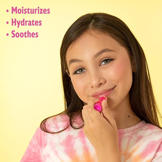 Lip Smacker Bunny Lip Balm, Moisturizing & Hydrating Lip Care, Fun & Collectible Easter Gift for Kids & Lip Balm Lovers - Berry Hoppy