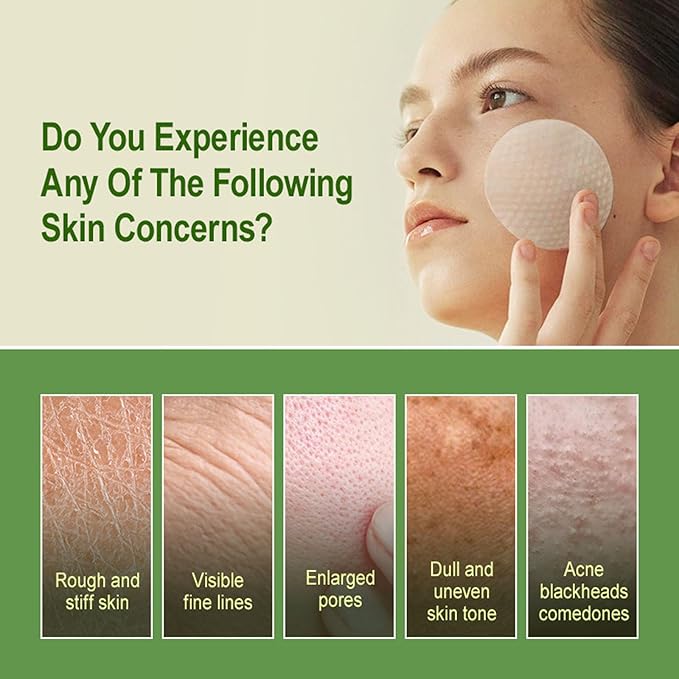 2% BHA+5% AHA Exfoliant Pads, Reduce Acne, Blackheads and Blemishes, Deep Cleanse, Control Oil, Minimizes Pores, AHA BHA Toner Pad Gentle Exfoliation, Improve Rough Skin, 60 Pads