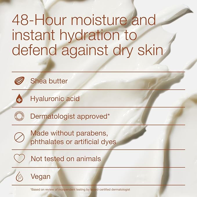 Bath & Body Works Warm Vanilla Sugar Body Cream, Ultimate Hydration Moisturizer with Shea Butter & Hyaluronic Acid for Dry Skin, Sparkling Sugar and Sweet Vanilla Scent, 8 oz - 2 Pack