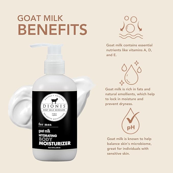Dionis Goat Milk Body Lotion Men’s Fresh 8.5 oz (Pack of 1)