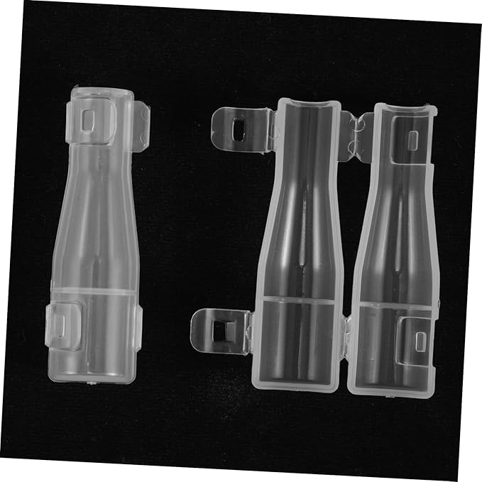 10pcs Makeup Brush Covers Transparent Makeup Brush Protectors Caps Cosmetic Brush Guards For Round Brush Cover Storage